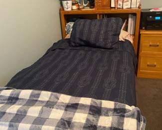 Oak Twin Bed
