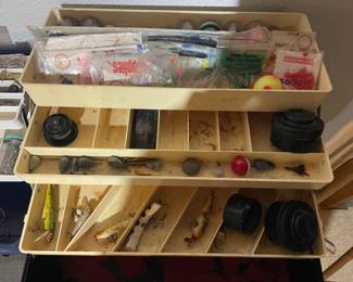 Fishing Lures and Tackle Box