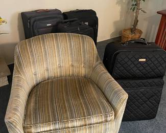 MCM Chair & Luggage - one is Vera Bradley