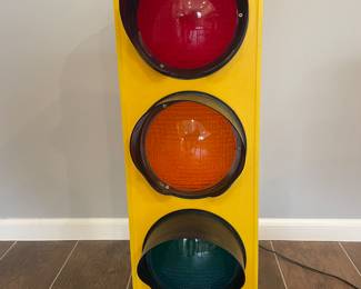 1980's Retro Pop Art Traffic Signal