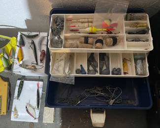 Fishing Lures and Tackle Box