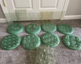 Candy Molds - ET, Smurf, Pac Man Sucker Molds - Easter molds
