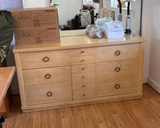 Dresser with mirror