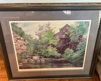 Springtime at Falls Mill - signed numbered print by Michael Sloan