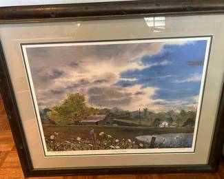 A Scent of Rain - signed numbered print by Michael Sloan