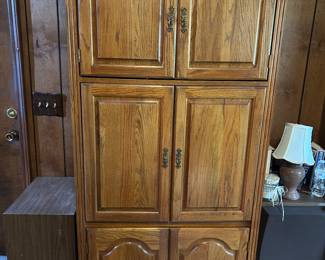 oak cabinet