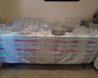 Fostoria dishware - enough for 16 place settings plus many complimentary pieces to enhance your collection!