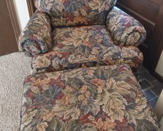 Chair and ottoman to match couch 