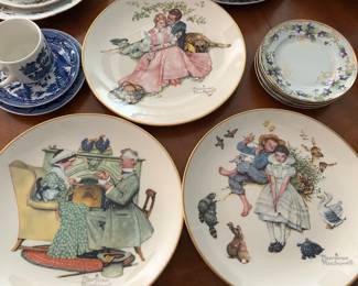 Norman Rockwell plates