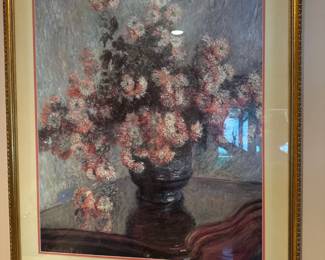 Chrysanthemums by Claude Monet 