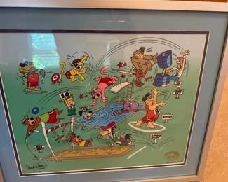 limited edition Sericel titled "Hanna-Barbera-Thon" 1996