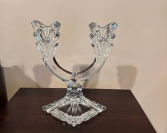 Lead Crystal Candle Holder 