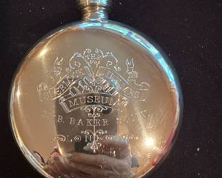 The Baker Museum hip flask 