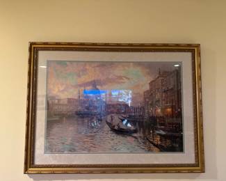 Venice Sunset on the Grand Canal by Thomas Kinkade 