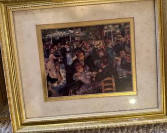 reproduction of Pierre-Auguste Renoir's famous painting Bal du moulin de la Galette 