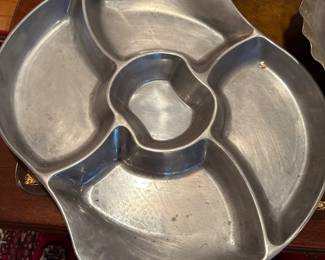 Calphalon Reflections Stainless Steel Divided Serving Tray 