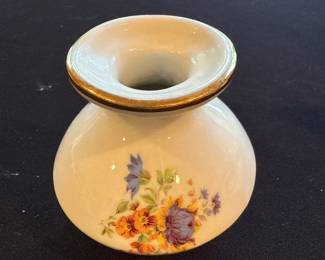 small decorative milk glass vase 