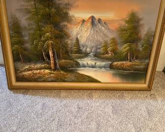 vintage oil painting 