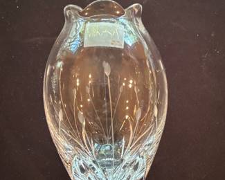 Mikasa Crystal Petit Points Vase 