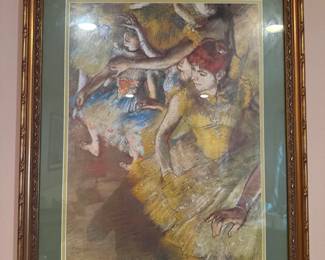 "Dancers in Yellow" by Edgar Degas 