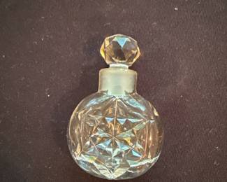 Wedgewood Cut Glass Perfume Bottle 
