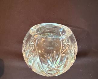 Crystal Rose Bowl 