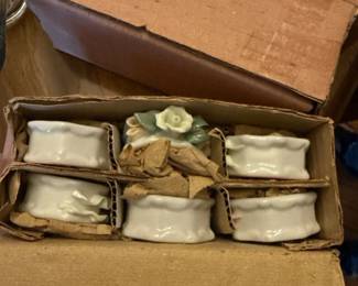 Porcelain Napkin Rings 