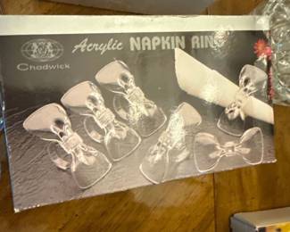 Chadwick Acrylic Napkin Rings in Box 