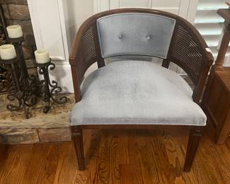Mid Century cane back chair