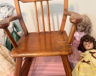 Vintage child’s rocker