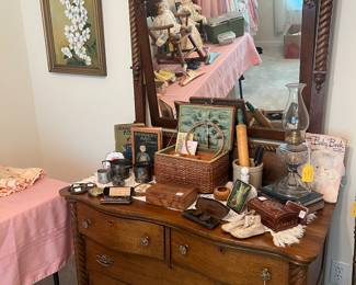 Antique oak dresser