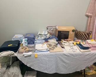 Nice selection of linens