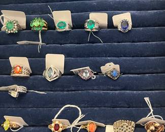 Sterling rings