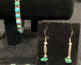 CT159VTurquoise And Silver Jewelry