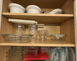 Variety of serving dishes and storage containers - great DEAL