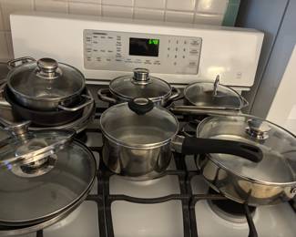 Stainless Steel Cooking ware - LIKE NEW