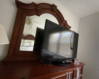 NEW Dresser Mirror - part of a full Caroline House Windsor Court Set. New Hardware Handles inside each drawer. 