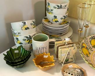 Lemon Plate Set
