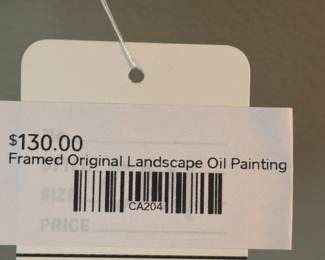 Framed Original Landscape Oil Painting