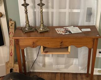 Side Table, Table Lamps