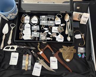 14k Box Chain (BL), 14k Dainty Box Chain (BL), 14k Heart, Canon PowerShot ELPH 100 HS, Rentong, Style Utility Tool, Utility Tool w/ Sheath, Cutco 3764 KM