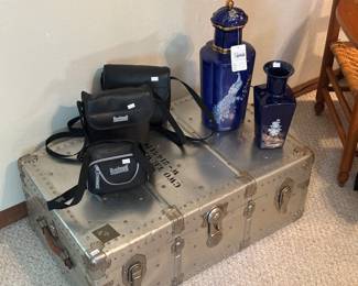 Camera Accessories, Vintage Trunk