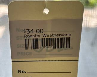 Rooster Weathervane