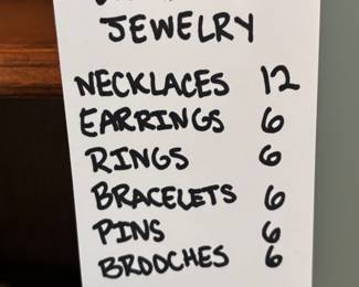 Unmarked Jewelry