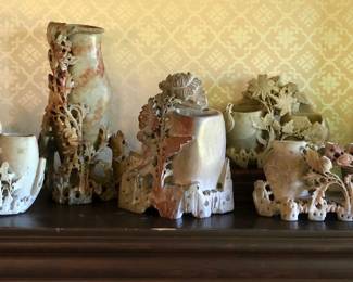 Chinese soapstone carvings
