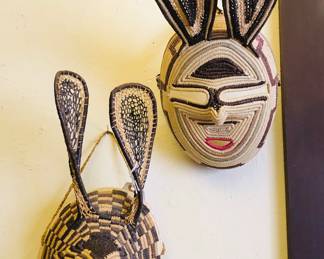 Embera Wounaan masks from Panama