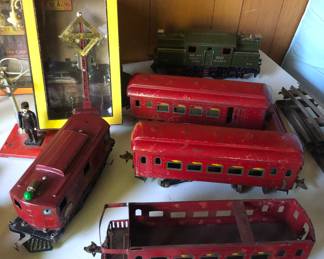 Ives train cars 