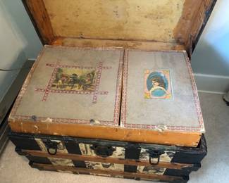 Interior of trunk 