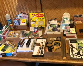 Office supplies, paper cutter