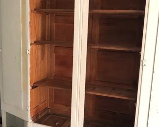 Interior of armoire